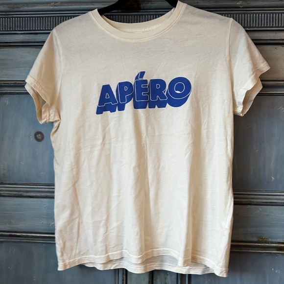 Clare V Apero Tee in Cream Size S - Picture 2 of 8